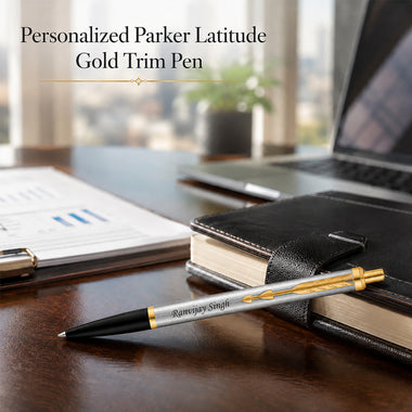 Customized Parker Pen With Custom Name Engraved.