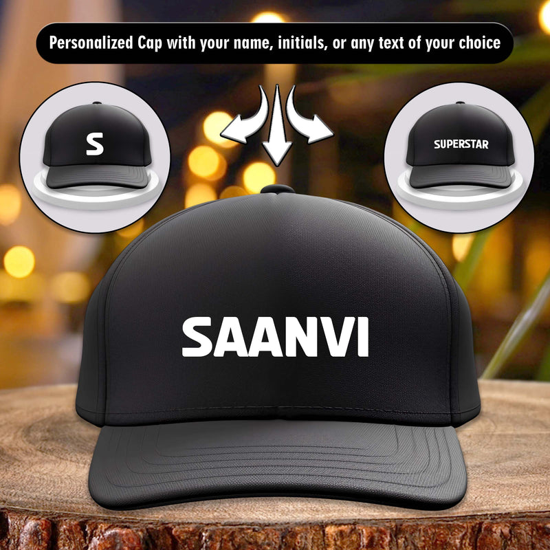 Personalized Cap with your Text or Name Printed.