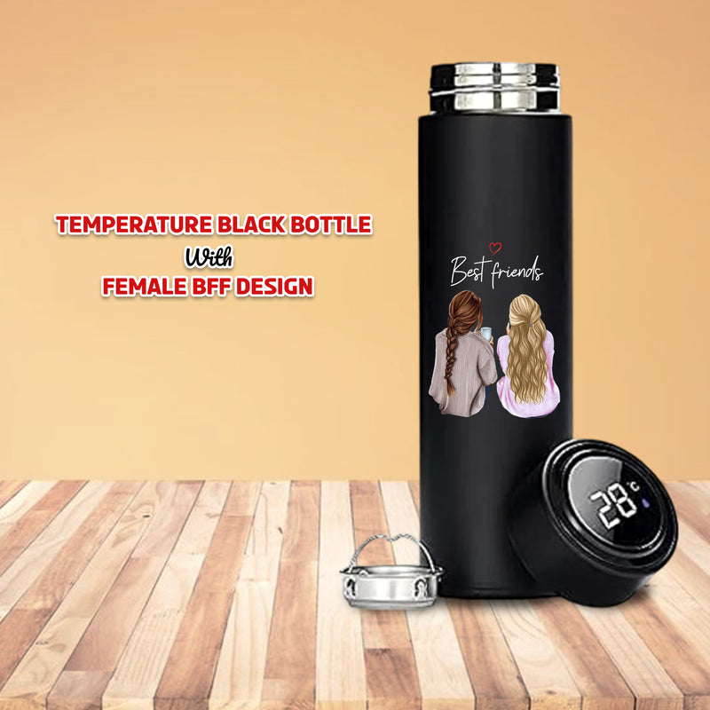 Black Temperature Bottle – Best Friend Design Printed.