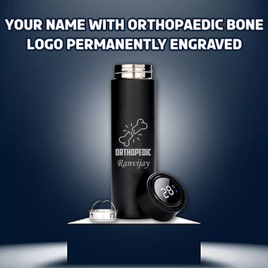 Temperature Bottle – Custom Name & Orthopedic Logo Engraved.
