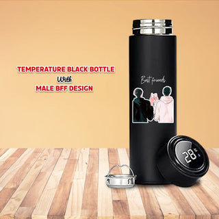 Black Temperature Bottle – Best Friend Design Printed.