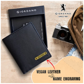 Giordano Leather Passport Cover- Custom Name Engraved
