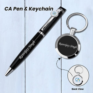 Custom CA Pen & Keychain Gift Set