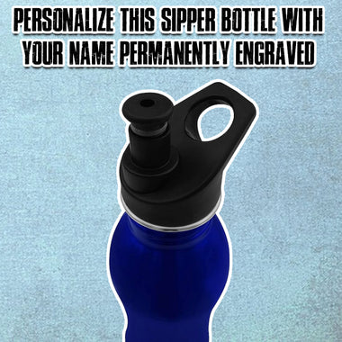 Customized Sipper Water Bottle with Name engraved (750 ml)