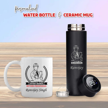 Engineer Drinkware Combo Set - Mug & Temperature Bottle.