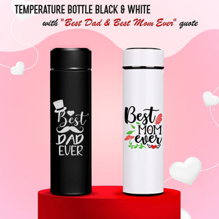Couple Water Bottle Set of 2 Bottles with Couple Design Printed.