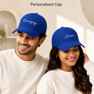 Customized Name Printed Cap for Men & Women.