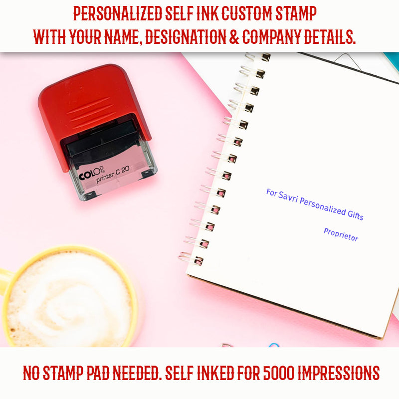 Personalized Self Ink Stamp