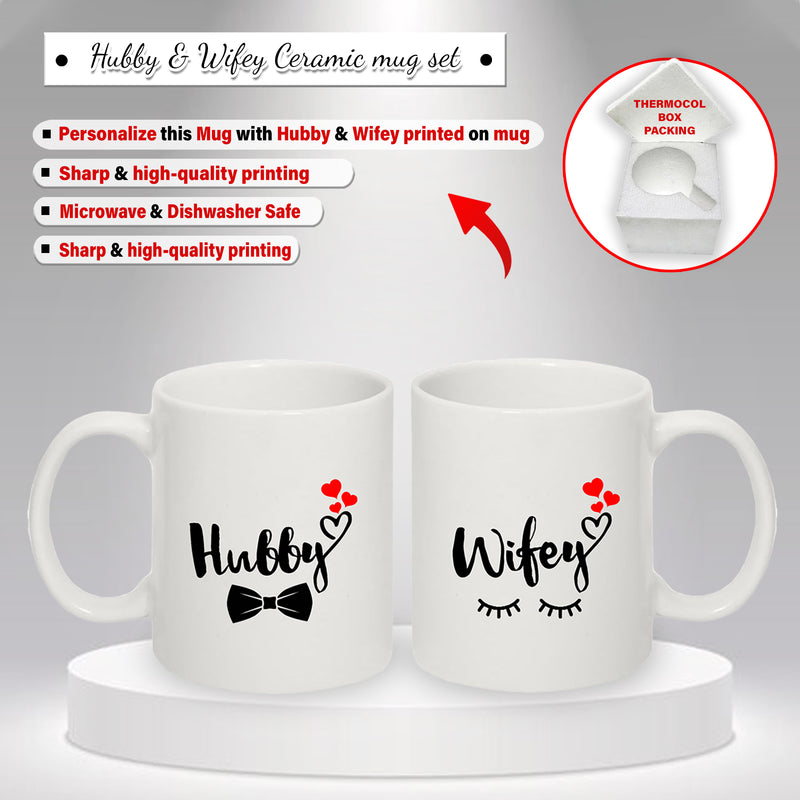 Valentine Combo – Personalized Spotify Photo Printed Frame & Hubby-Wifey Couple Mug Set