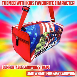 Kid's Travel Duffle Bag with Name Printed - Duffle Bag for Kids