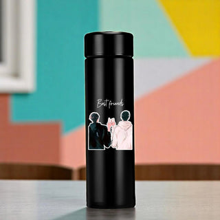 Black Temperature Bottle – Best Friend Design Printed.