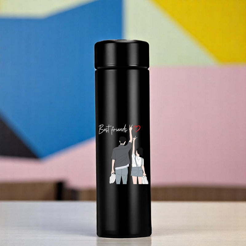 Black Temperature Bottle – Best Friend Design Printed.