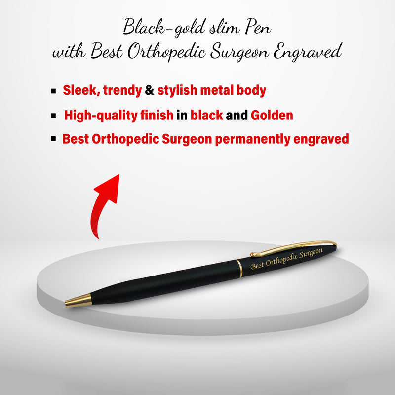 Orthopedic Combo- Pen & Penstand with Orthopedic Logo Engraved.