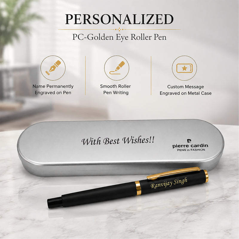 Customized Branded Roller Pen With Name Engraved.