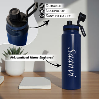 Customized Steel Water Bottle 800 ml – Custom Name