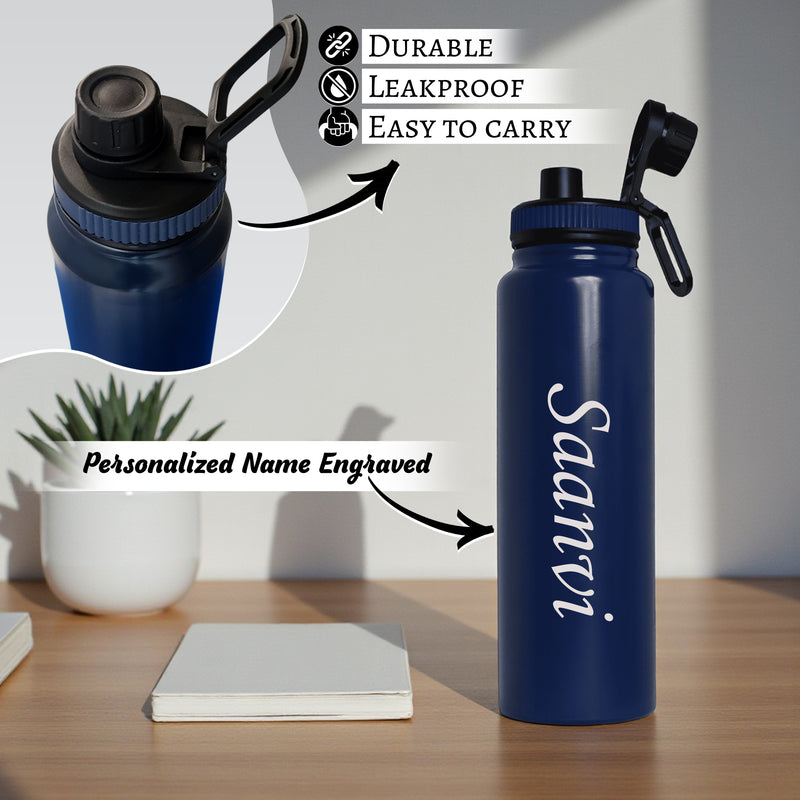 Customized Steel Water Bottle 800 ml – Custom Name