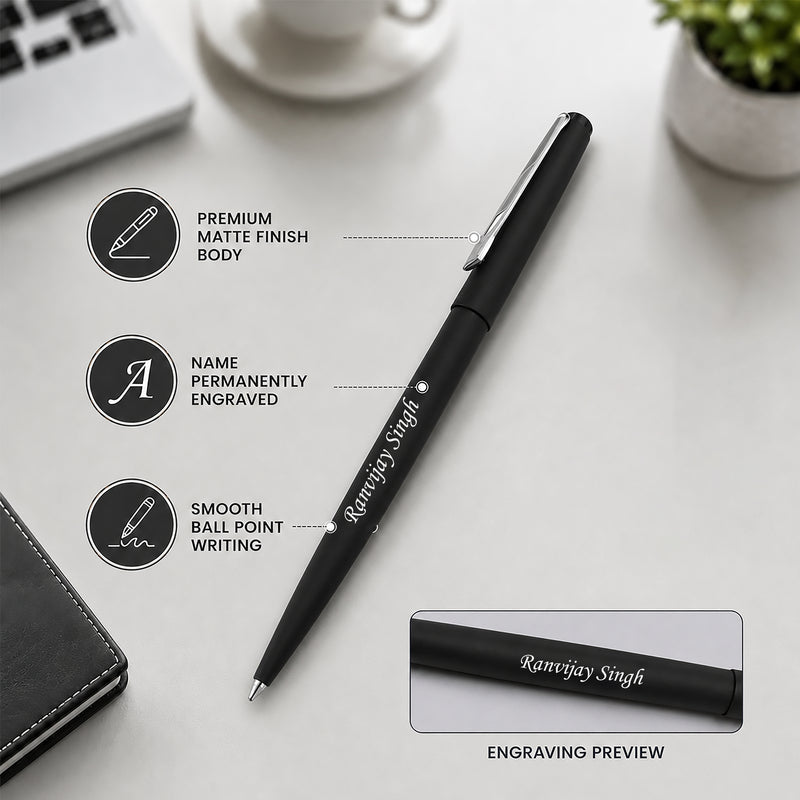 Customized Parker Ball Point Pen - Name Engraved