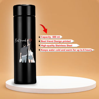 Black Temperature Bottle – Best Friend Design Printed.