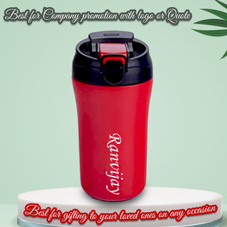 Personalized Stainless Steel Straw Tumbler with Your Name or Company Logo Engraved.