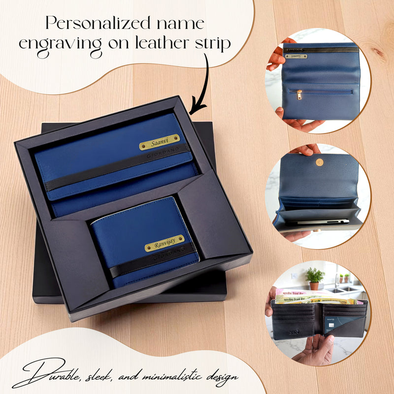Customized Giordano Premium Wallet Combo For (His & Hers)