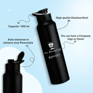 Personalized Sipper Water Bottle- Capacity- (1000 ml).