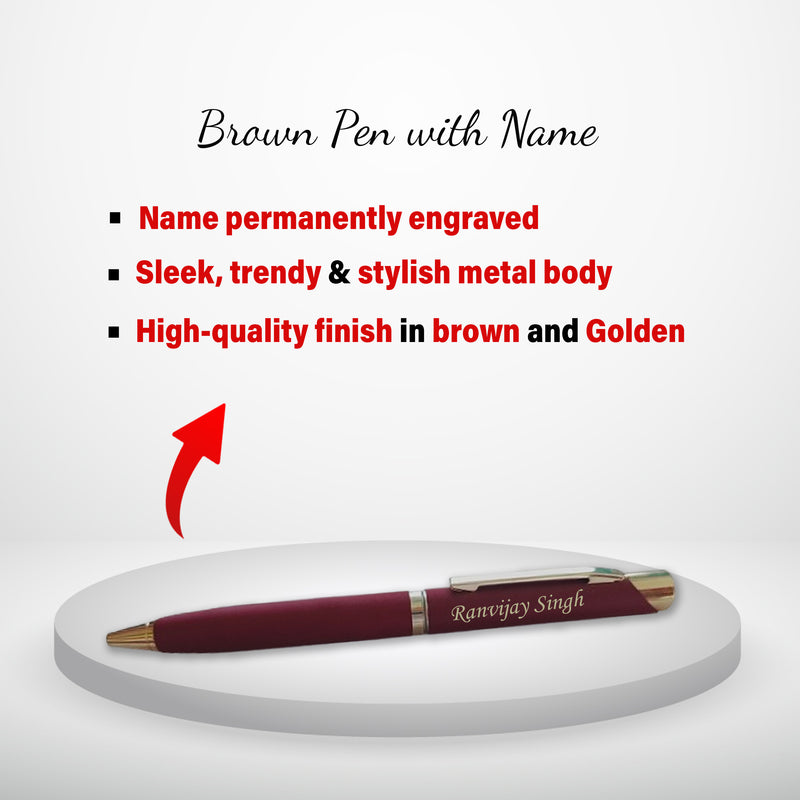 CA Gift Set: Pen & Diary with Name