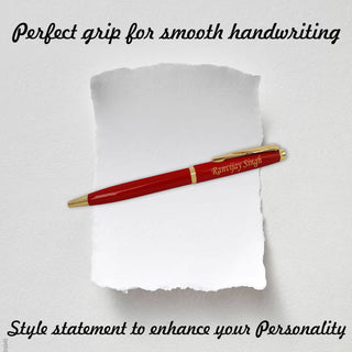 Customized Pen and Box with Name & Message Engraved on Box.