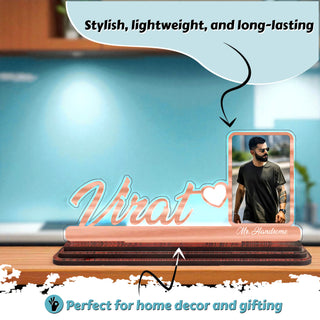 Acrylic Photo Cutout with Name– Custom Photo Design.