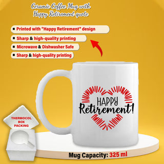 Retirement Gift Set for Women – Leather Clutch, Pen & Mug.
