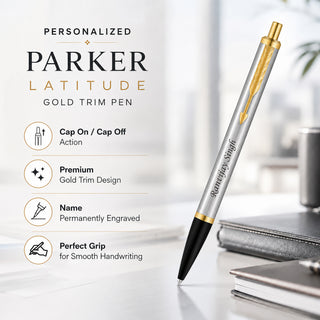 Customized Parker Pen With Custom Name Engraved.
