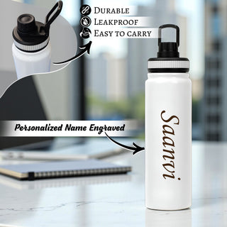 Customized Steel Water Bottle 800 ml – Custom Name