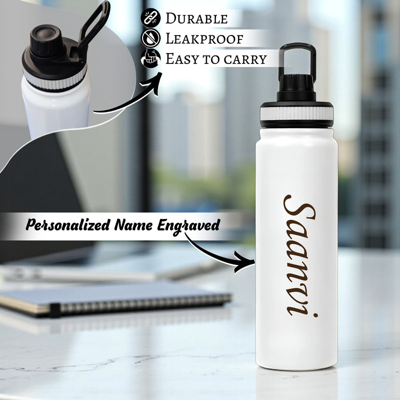 Customized Steel Water Bottle 800 ml – Custom Name