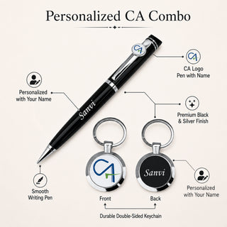 Custom CA Pen & Keychain Gift Set