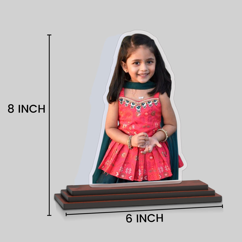 Custom Acrylic Kids Photo Cutout (6x8) | Personalized Table Top Gift