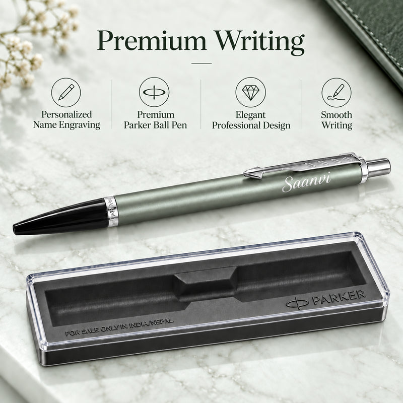 Personalized Parker Ball Pen with Name | Premium Customized Pen for Men & Women | Corporate Gift