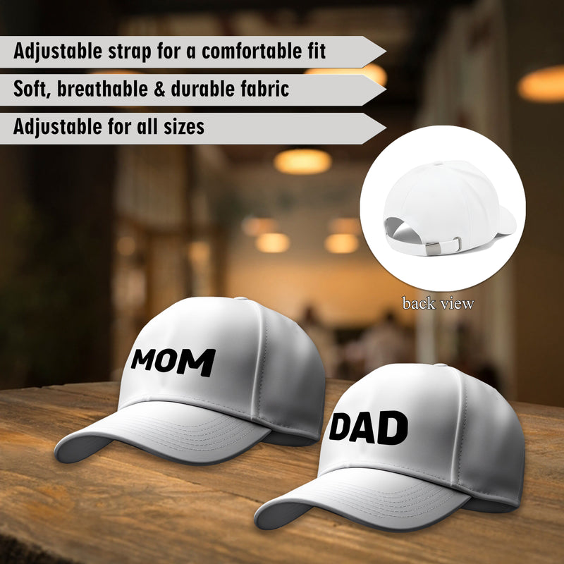 Mom and Dad Cotton Cap Hat – Best Gift For Mom & Dad.