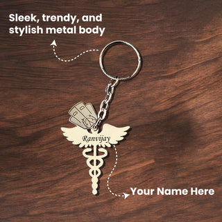 Personalized Pen, Keychain & Clutch Combo with Engraved Name – Gift for Women