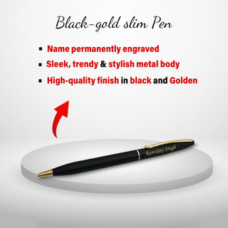 CS Combo: Name-Engraved Pen & Pen Stand.