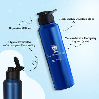 Personalized Sipper Water Bottle- Capacity- (1000 ml).