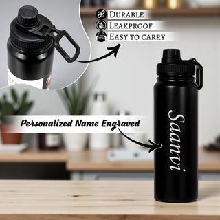 Customized Steel Water Bottle 800 ml – Custom Name
