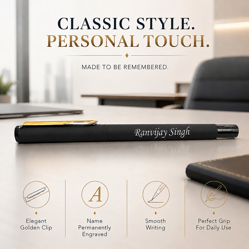 Personalized Parker Vector Roller Pen With Name.