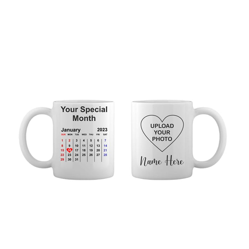 Memorable date Calendar Mug