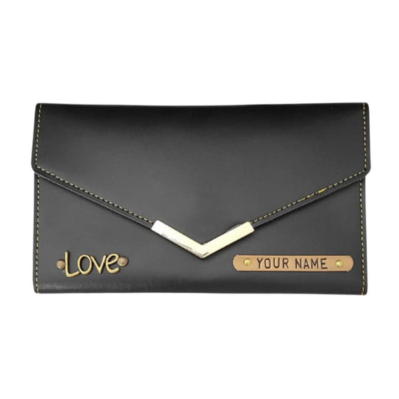 Personalized Women's Leather Premium Clutch