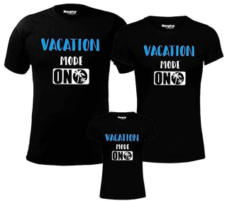 Family T-Shirt Combo for Father, Mother & Kids with Your Name or Design of Your Choice.