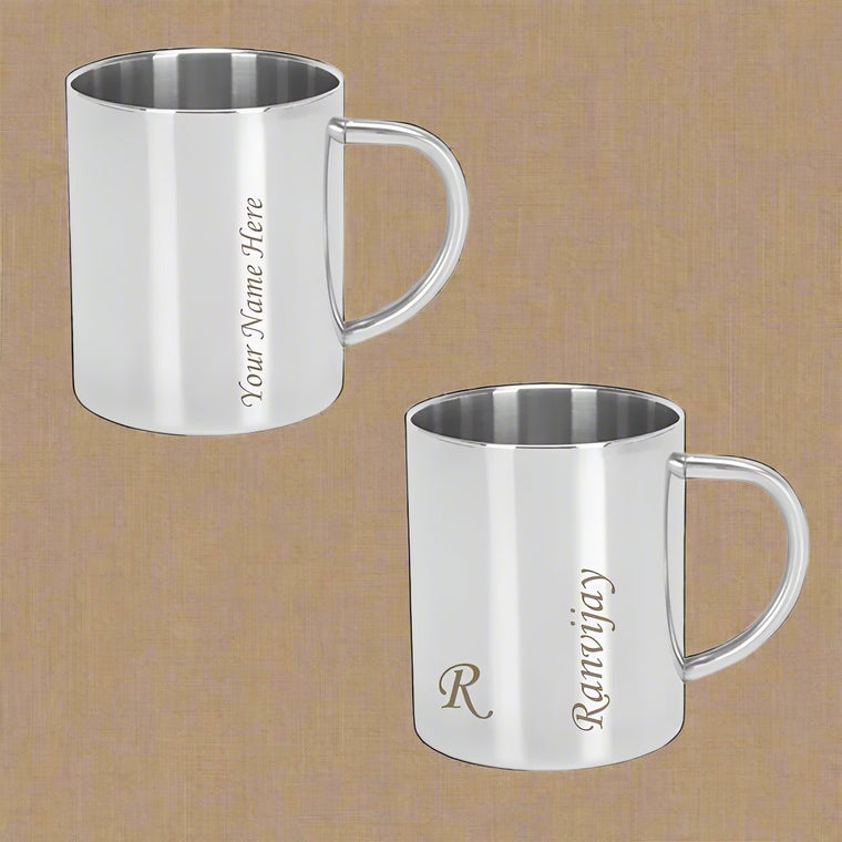 Stainless Steel Coffee Mug.