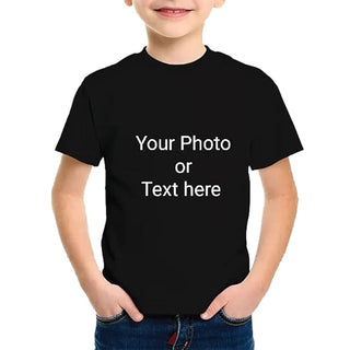 Personalized T-Shirt with Photo, Text, Quote, Wishes Printed for Your Kid