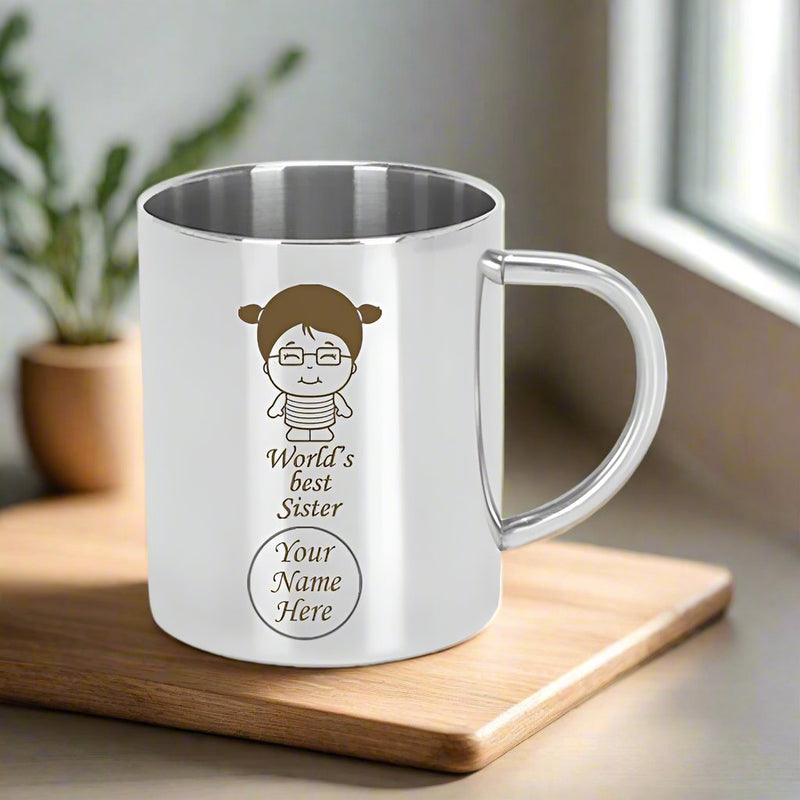 Stainless Steel Coffee Mug.