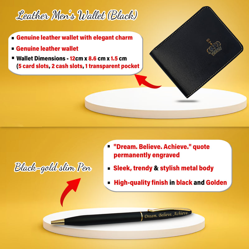 Retirement Gift Set for Men-Pen, Mug & Wallet