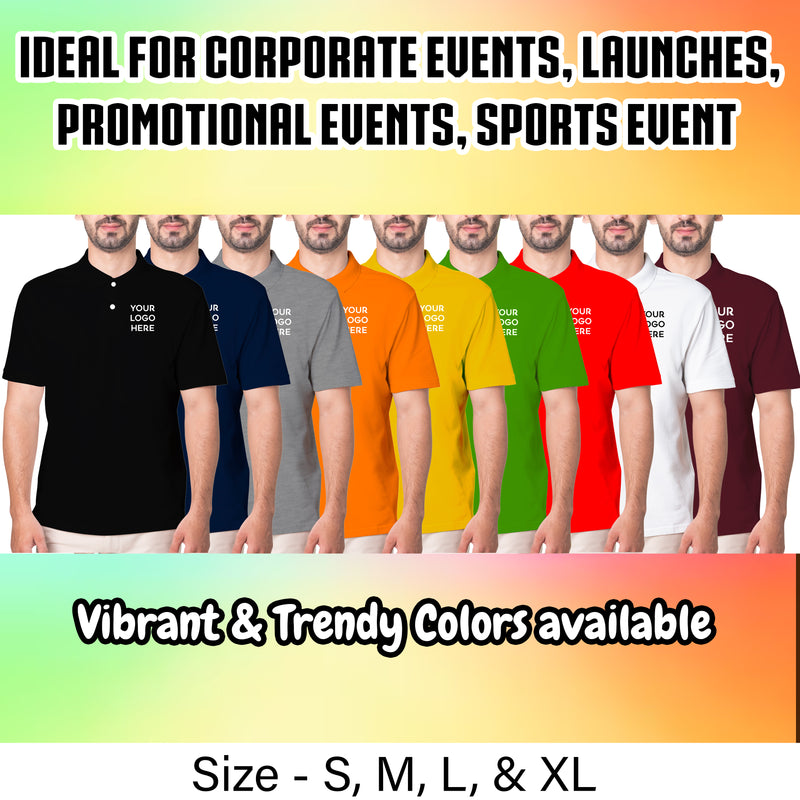 Personalized Polo Neck T Shirt