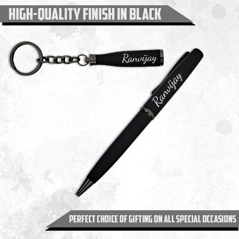 Personalized Pen & Keychain Combo Set.